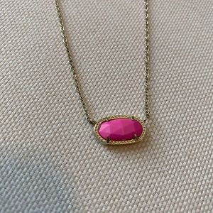Kendra Scott Elisa Pink Necklace